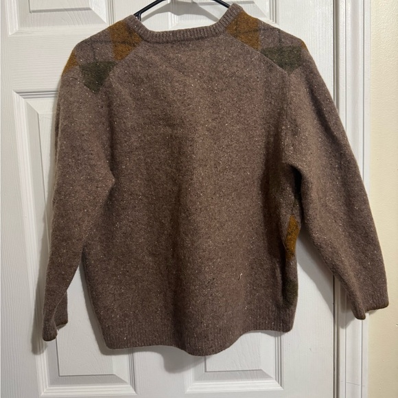 Jos. A. Bank Brown and Gold Argyle Sweater - Picture 5 of 5